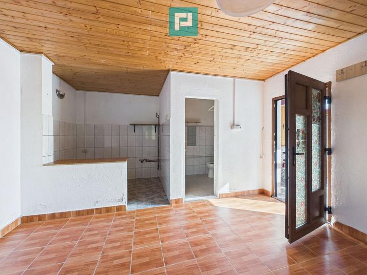 Casă cu o cameră, teren 350 mp în Subcetate