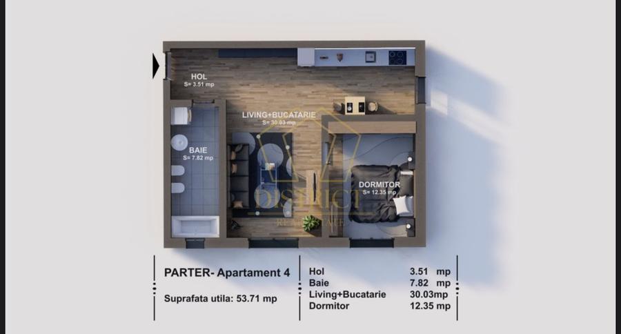Apartament superb cu 2 camere I Braytim