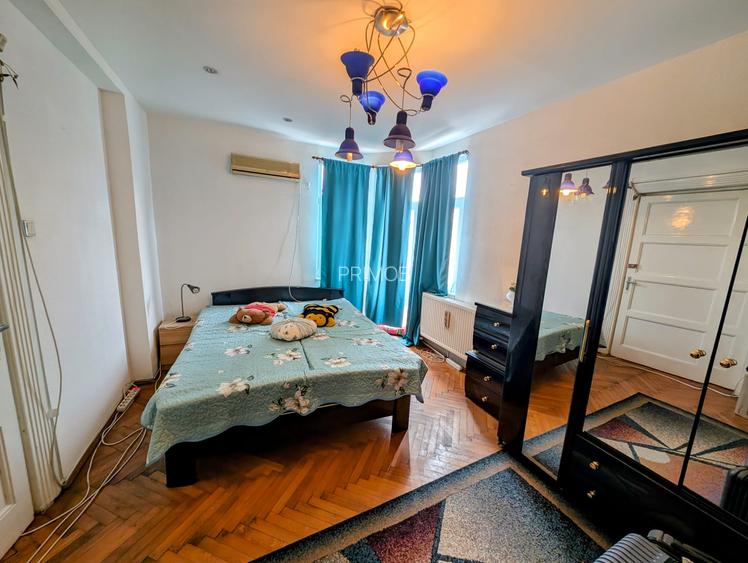 Unirii,D+P+E+M,Parc Carol,postbelic,renovata,semineu,plansee beton,curte-parcare - 6