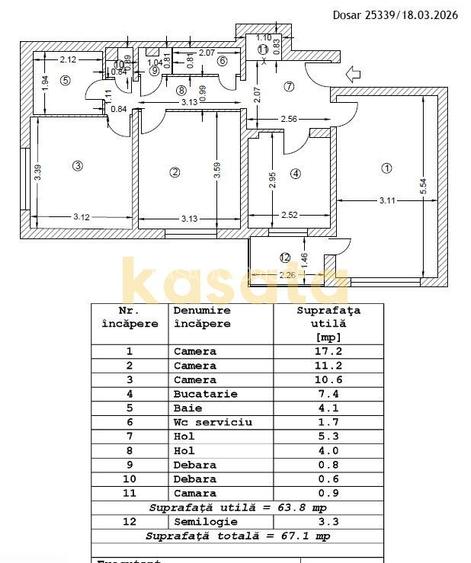 OPORTUNITATE | APARTAMENT 3 CAMERE | TEI | DECOMANDAT | BLOC 1986 - 10