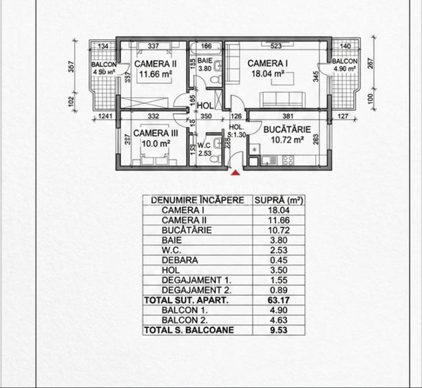 COMISION 0% | Apartament 3 Camere | 63 mp utili | Str. Jupiter - Zorilor - 4