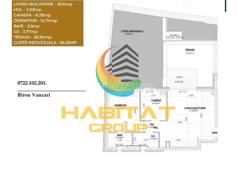 3 camere cu gradina -NOU - Mitropolie - 11