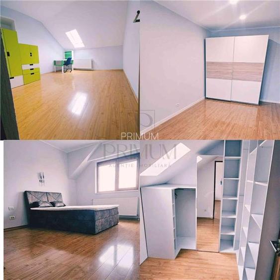 Duplex cu teren 522 mp - asfalt  - panouri si garaj - mobilat si utilat - 8