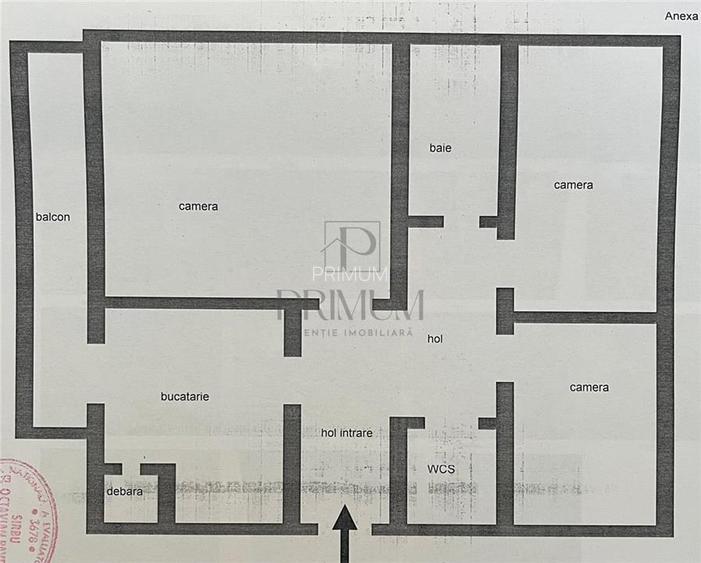 LIPOVEI - PARTER INALT - 3 CAMERE - 2 BAI - BALCON - CENTRALA - BOXA - 10