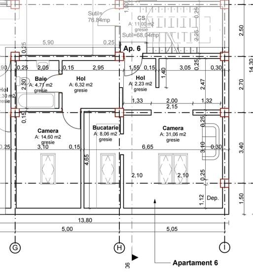 Apartament 2 camere | 67 mp utili | Loc de parcare | Braytim