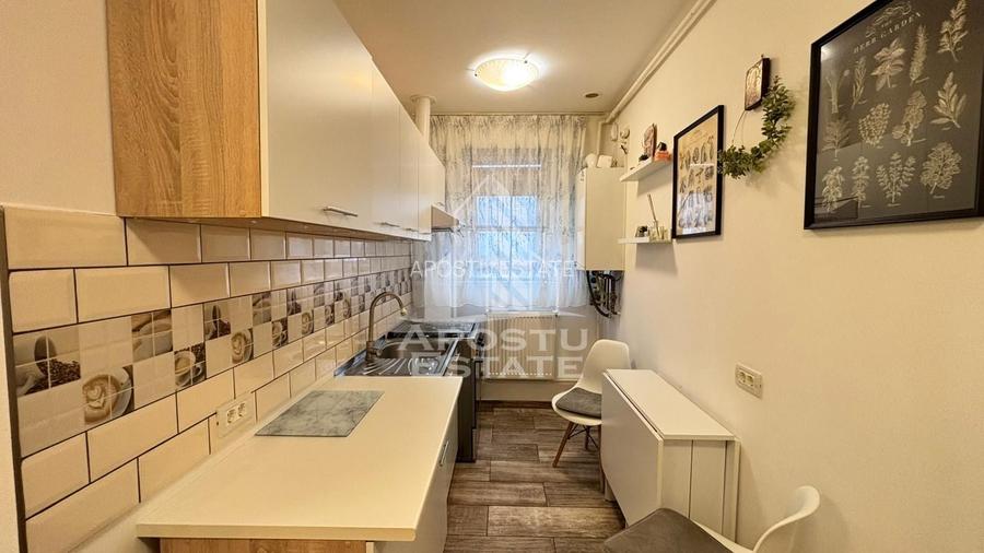 Apartament cu o camera de vanzare, zona Buziasului, Timisoara,centrala - 7