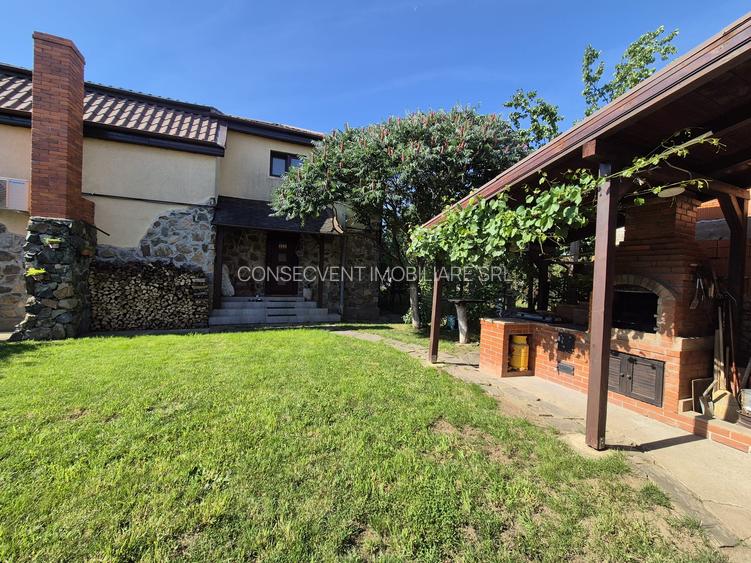 CASA 3 dormitoare, stil rustic-contemporan utilată complet, comision 0 - 19