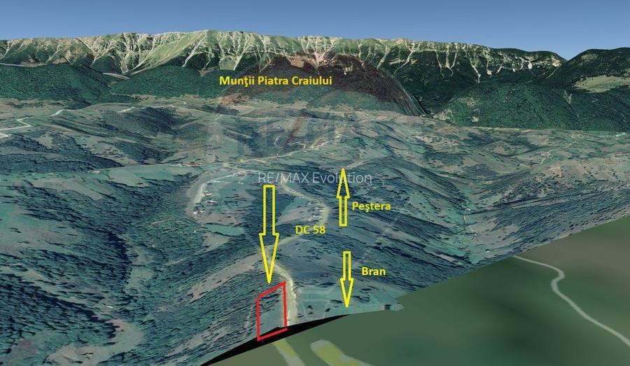 Teren extravilan, 2000 mp, Sat Peștera (com Moieciu) - 10