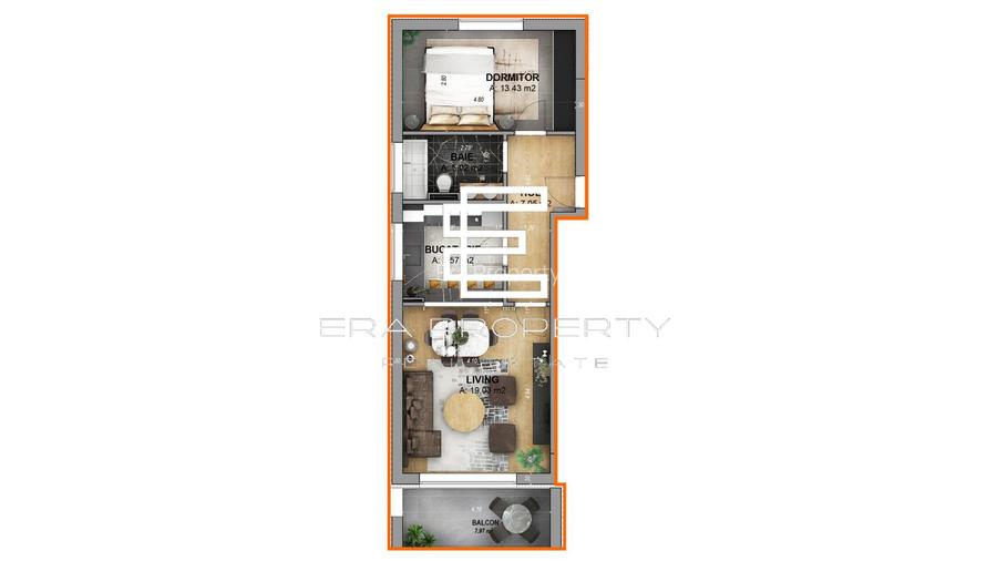 Apartament 2 camere /LA CHEIE/ INTABULAT /zona Aeroport Sibiu - 1