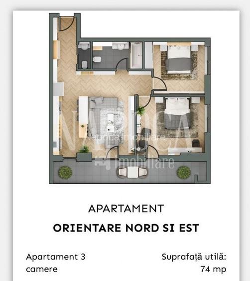 Apartament 3 camere de vanzare in Gheorgheni, Cluj Napoca - 3