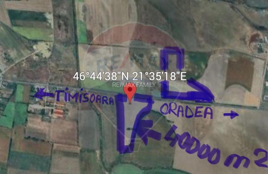 Teren intravilan 80500mp. aproape de nodul rutier de pe DX Oradea-Arad - 3
