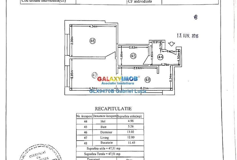 Apartament 2 camere 47mp | Centrala | Cartier Solar | Metalurgiei | - 10