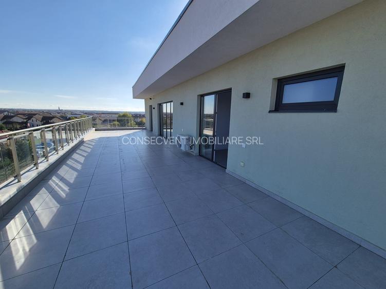 Penthouse NOU, finisat complet, 4 camere, parcare inclusă, comision 0% - 3