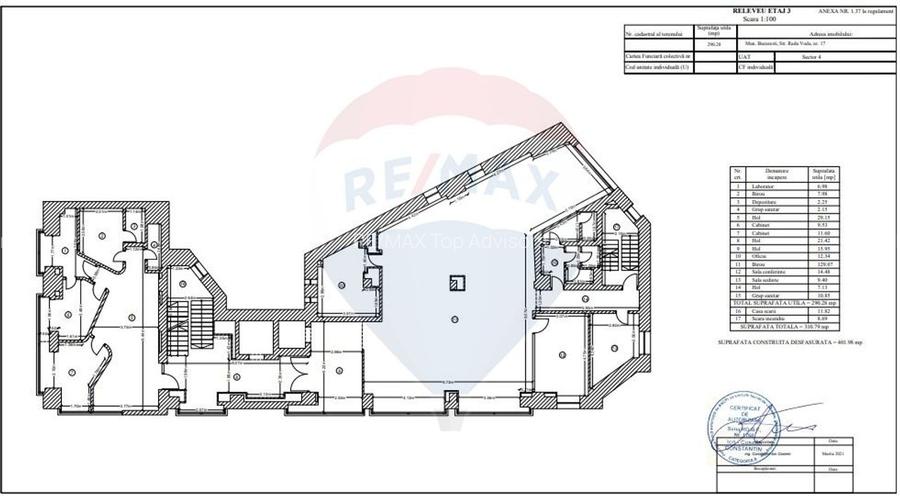 De vânzare în zona Unirii-Spațiu de birouri de 1,650mp - 11