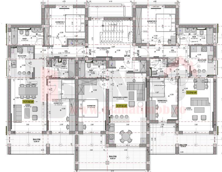Oportunitate: Bloc nou complet P+2E | 9 apartamente + parcari |VIDEO - 14
