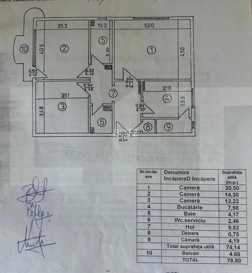 Apartament 3 camere renovat - 13 Septembrie, Sebastian, Novaci - 14