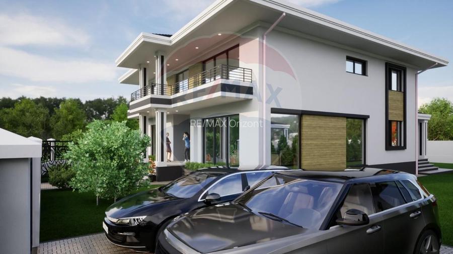 Vilă modernă P+1 în Ghimbav | 330 mp utili | Teren 815 mp - la roșu - 9