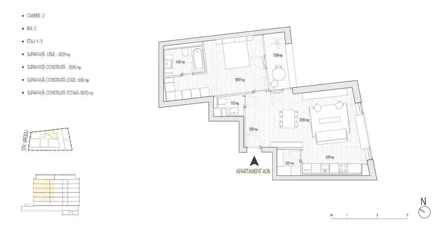 Apartament 2 camere 68,71mp | Lux | Parc Cismigiu I Metrou Eroilor I - 8