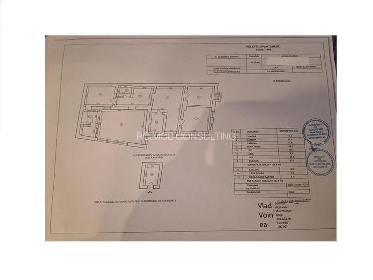 Vila, zona Eminescu, S+P+1+M, 8 camere - 8
