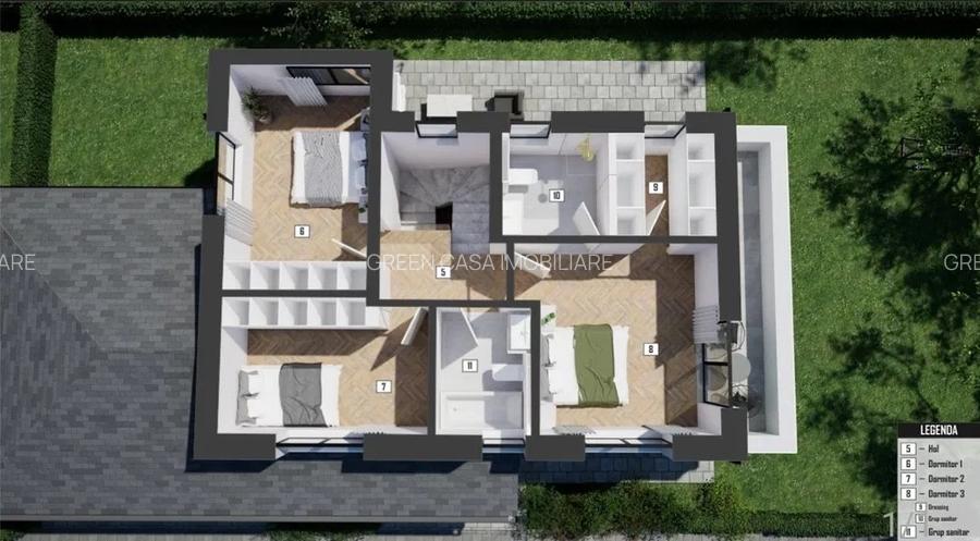Casă individuală pasivă nZEB de vânzare în Florești, ansamblu exclusivisT - 9