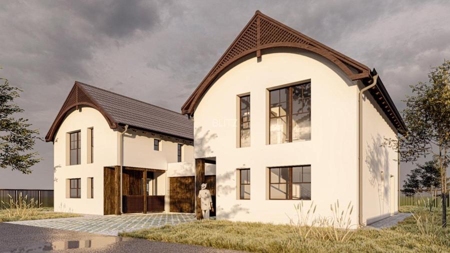 Duplex semifinisat de vanzare , 120 mp , 385 teren, garaj! Gilau  - 14