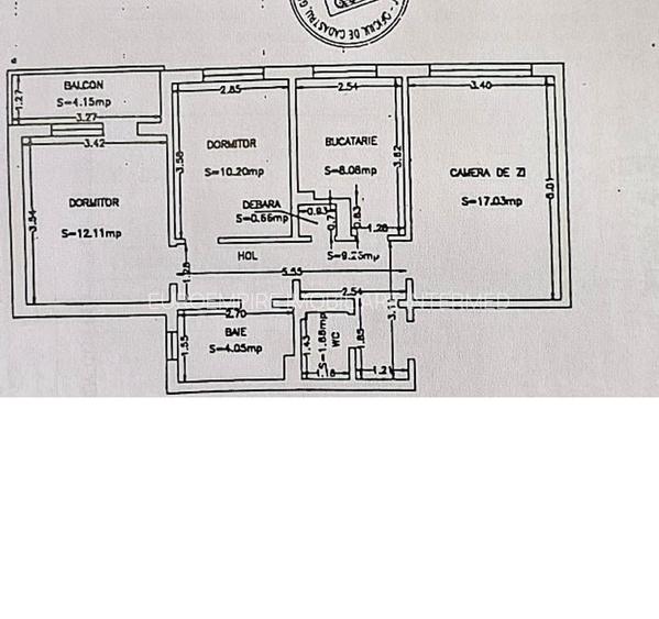 Apartament 3 camere decomandate zona Inel 2 - 9