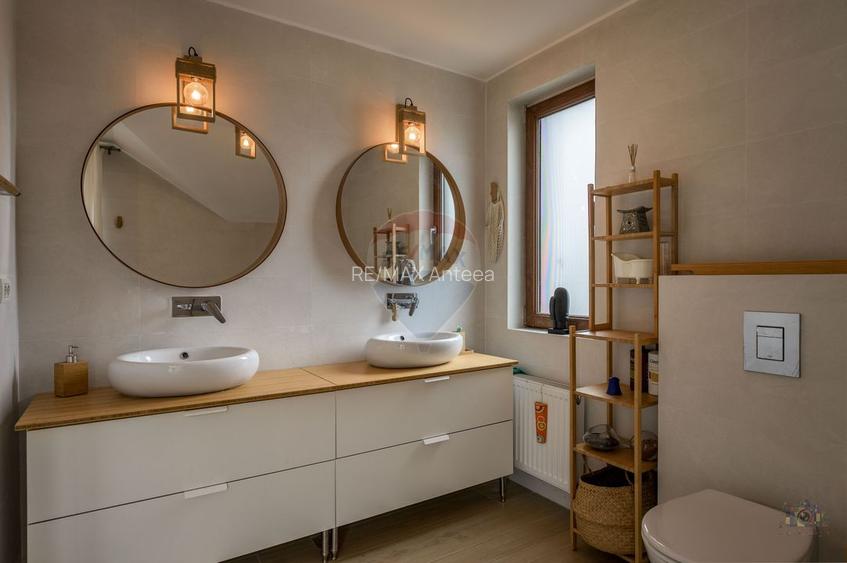 Pipera | 4 camere | semineu + piatra naturala | bucatarie elegantă - 7