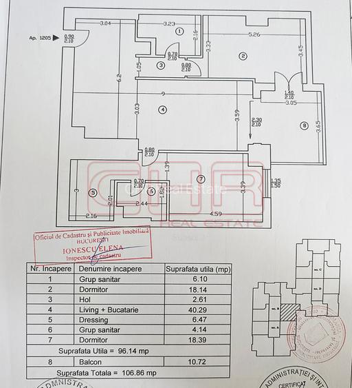 Apartament 3 camere Aviatiei/Pipera, UpGround Residence, #925 - 1