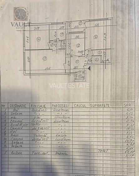 Apartament 3 camere - Rahova - Modoran Ene - 1