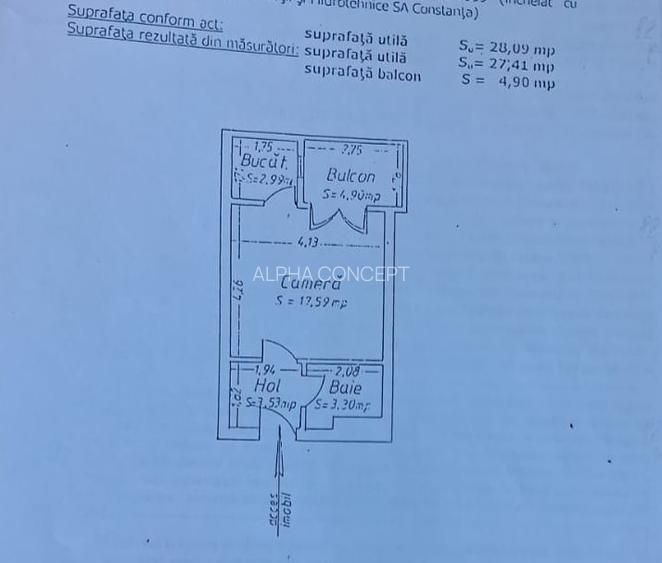 GARSONIERA etaj intermediar - FAR - 9