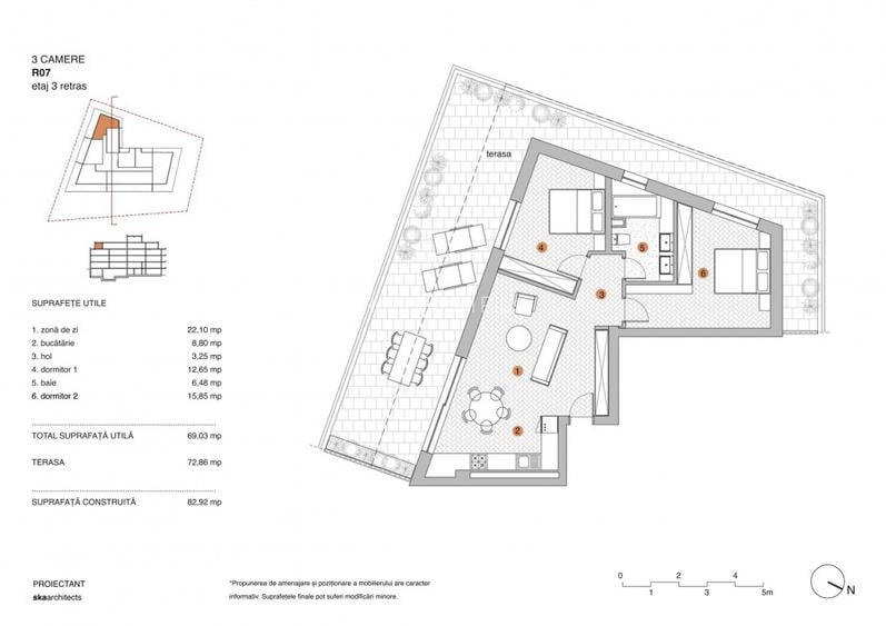 Apartament 3 camere | terasa spectaculoasa | Bloc nou boutiq | OMV Pipera - 10