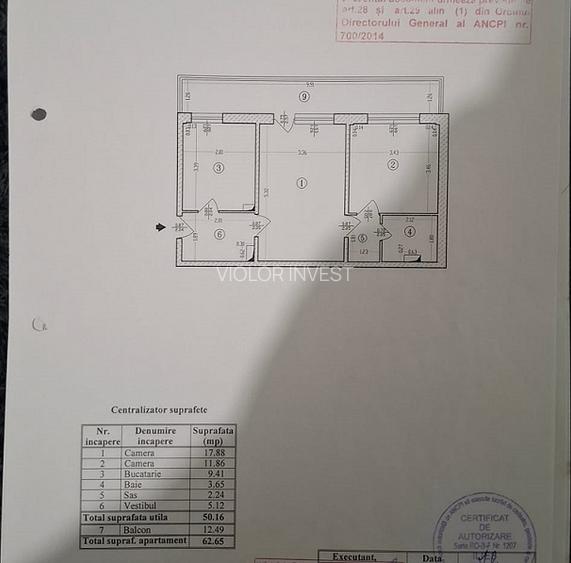 Pantelimon, apart 2 cam  63 mp - 1