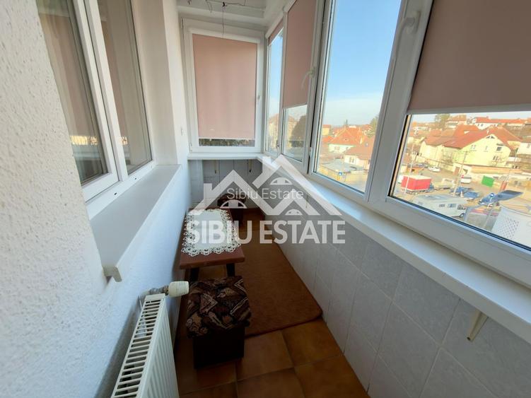 Apartament 2 camere de închiriat Ștrand Sibiu Balcon generos - 7