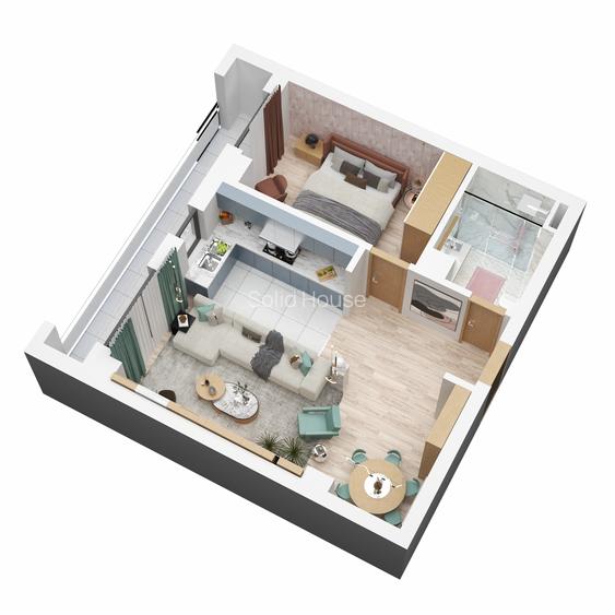 Solid Residence Cazino Mamaia-Apartament FINALIZAT, VEDERE FRONTALA LAC,LA CHEIE - 1