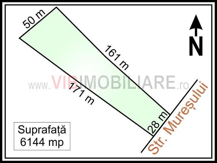 Breaza - Nistoresti, Str. Muresului, teren intravilan, suprafata 6.144 mp - 5