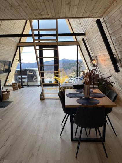Afacere la cheie! Minicomplex 2 cabane A-frame, teren 1250mp, Vladeasa - 9