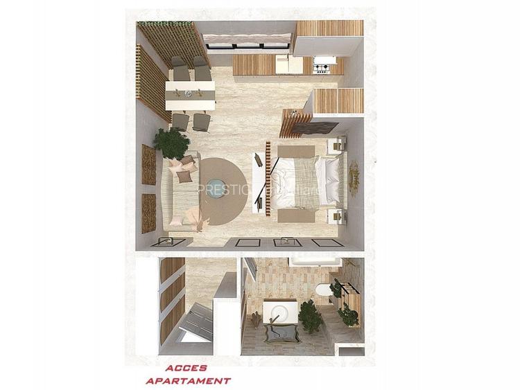 Apartament nou cu 2 camere de vanzare in Complexul Brubus -Santandrei - 9