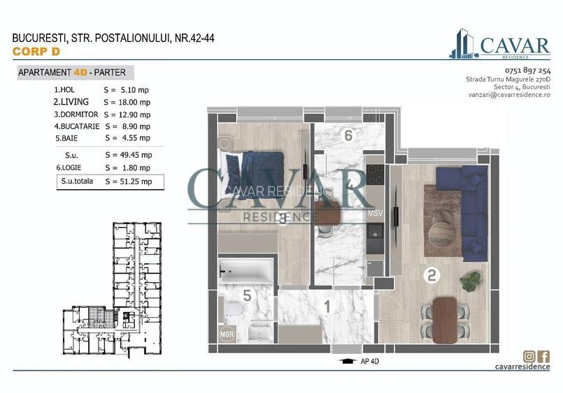 Alege standardul de calitate al Cavar Residence - 3