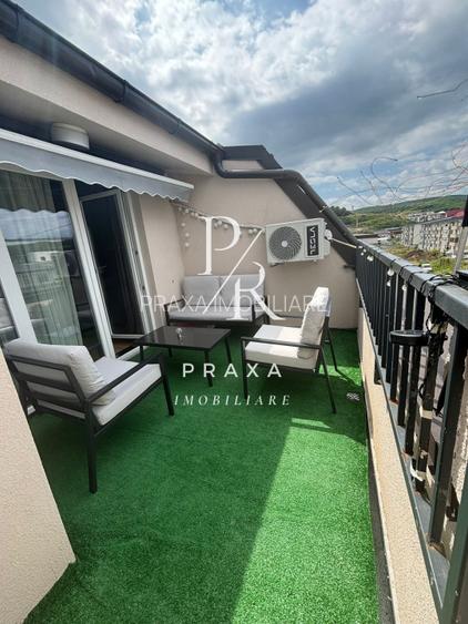 Apartament 3 camere, finisat, mobilat, modern, terasa generoasa, zona Cetatii - 7