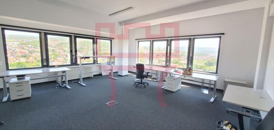 Spatiu birouri  amenajat  +mobilier zona Garii 200 - 850mp cu panorama - 2