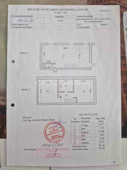 Apartament 4 camere tip duplex | Berceni – Uioara | Etaj 5 + Mansarda - 12