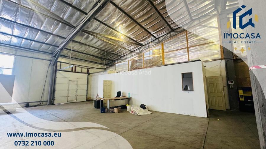 Hală de închiriat 600 mp uta Arad acces TIR fără limite de tona - 4