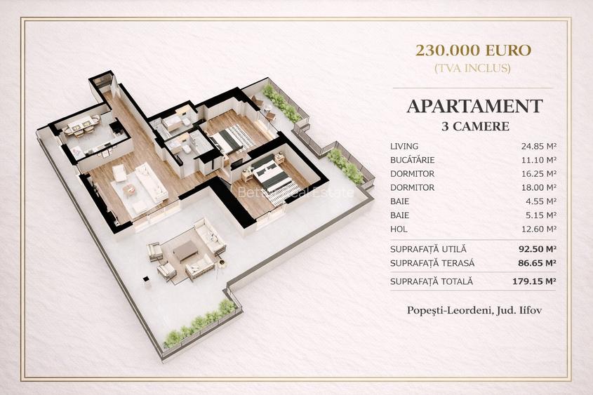 Penthouse 180 mp cu vedere panoramică | Finisaje la alegere | Direct dezvoltator - 3