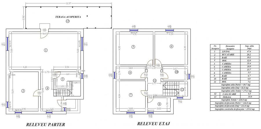 Casa 4 Camere 210mp | 0 Comision | Corbeanca Cantonului | teren 480mp - 3