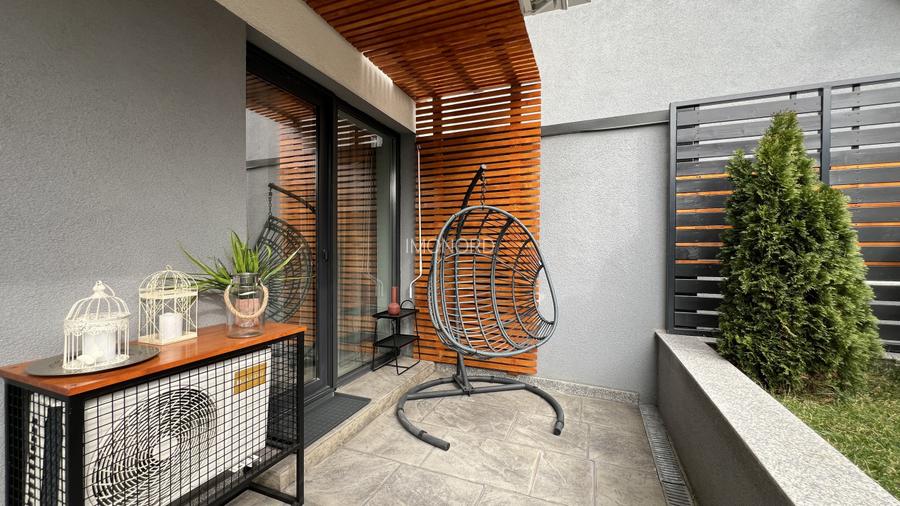 Unirii bloc 2023, apartament mobilat complet, terasa, gradina si garaj ! - 25