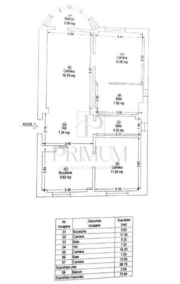IULIUS MALL - 3 Camere - 2 Bai - Amenajat - Vedere panoramica - 9
