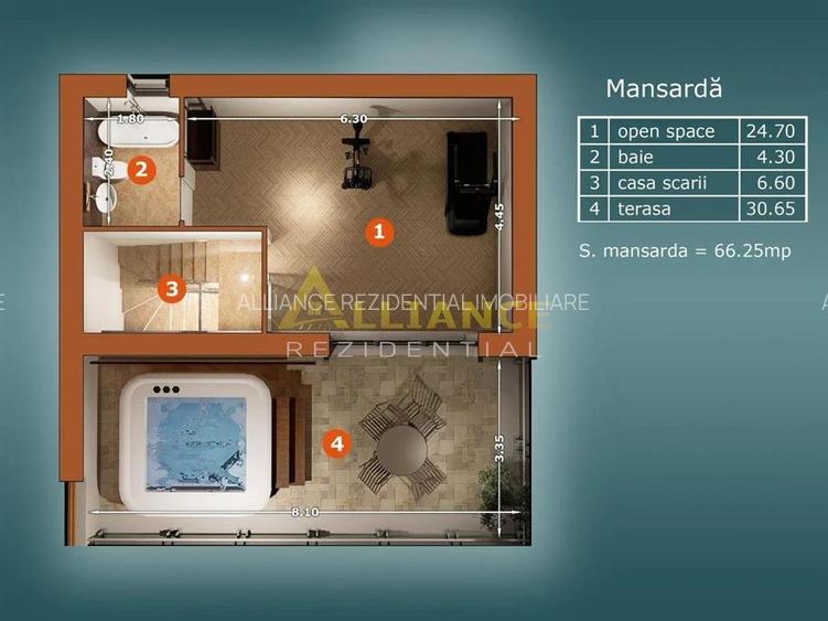 P+1+M - 5 Camere 4 Bai - 180MPU - 190MP - Popesti Leordeni - 13