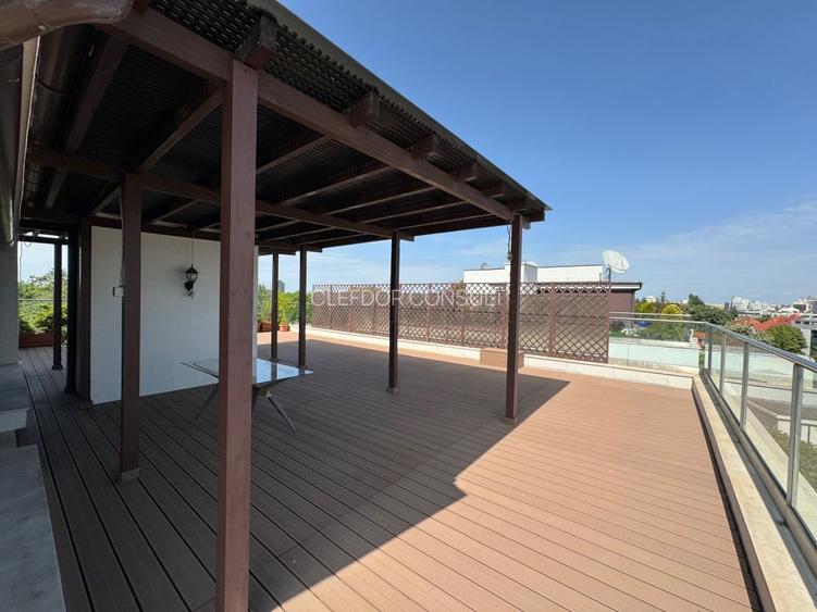 Aviatorilor - penthouse cu 5 camere de inchiriat, terasa 134mp - 17