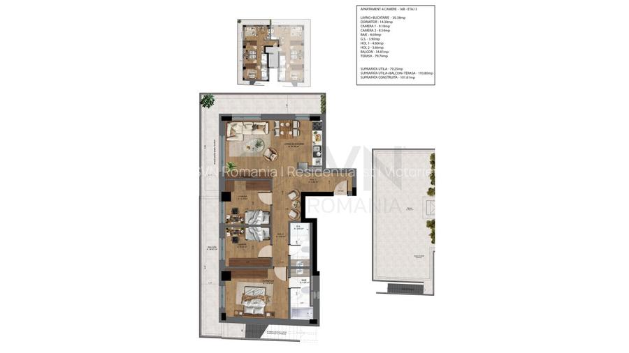 REA1028603 APARTAMENT 4 CAMERE PREMIUM ZONA UNIRII - 3