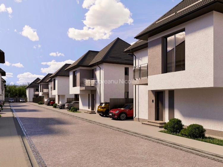 Casa individuala 5 camere in Complex  privat/3 bai / Mansarda/300 mp curte  - 2